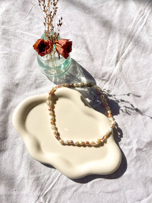 Mixed Pearl Choker