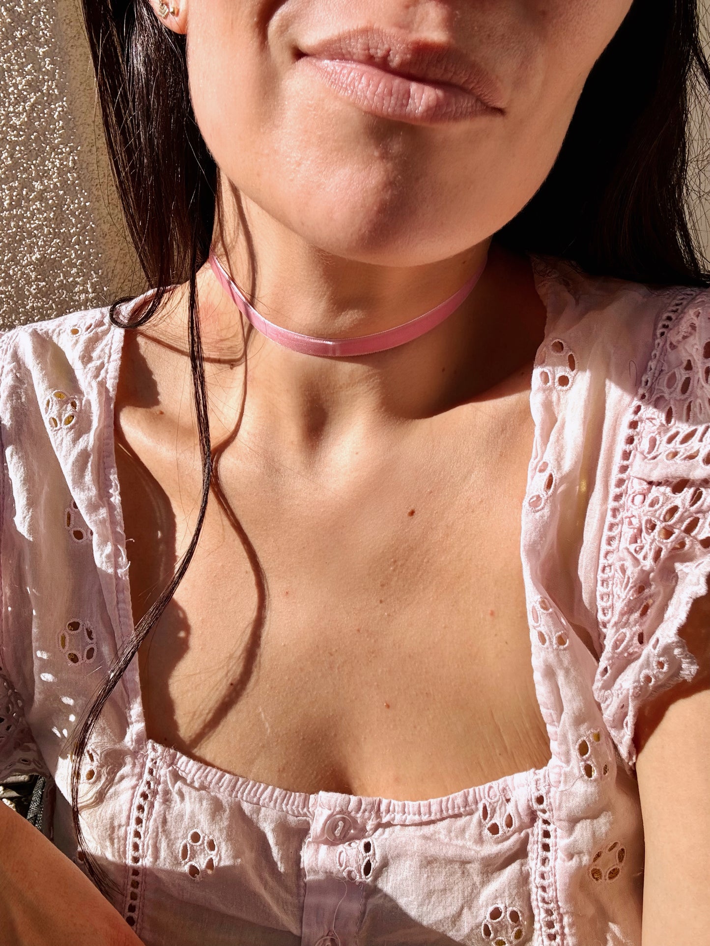 Velvet Pink Choker