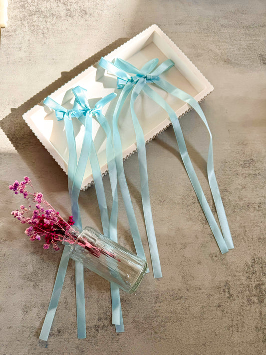 Double Long Ribbon Bows