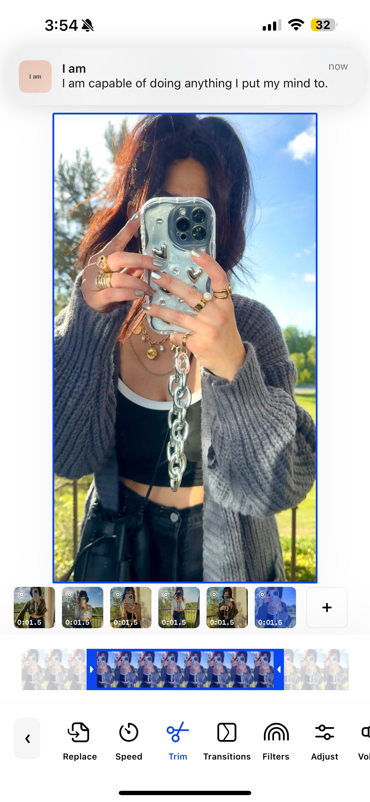 Chrome Heart Case with Chain