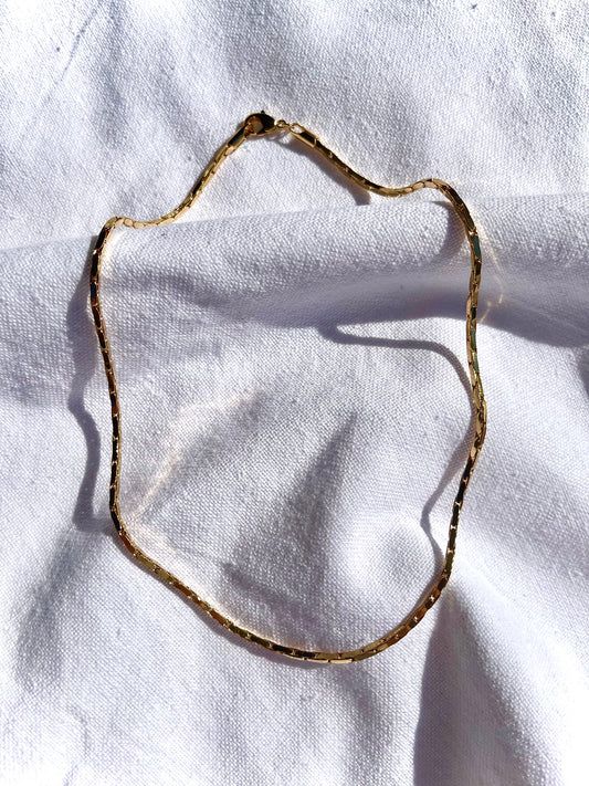 Linked Gold Necklace