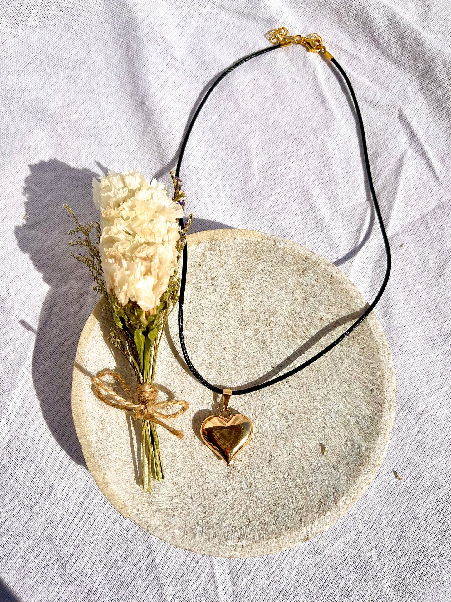 Small Gold Heart Necklace