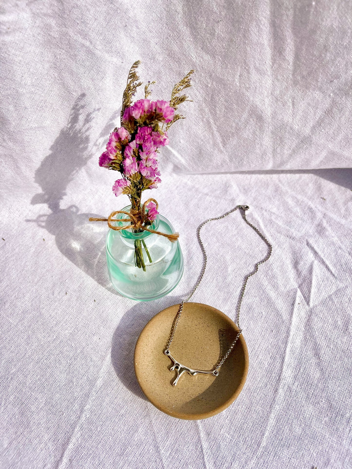 Silver Drip Necklace