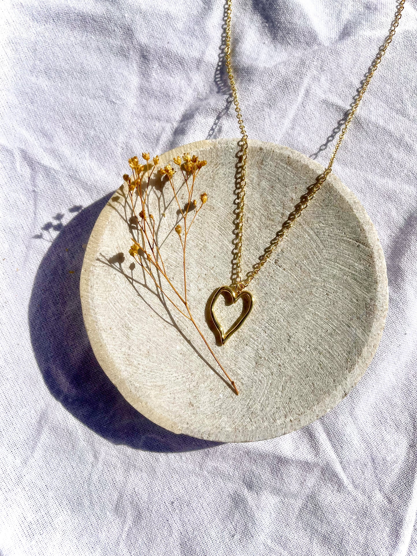 Drawn Heart Pendant