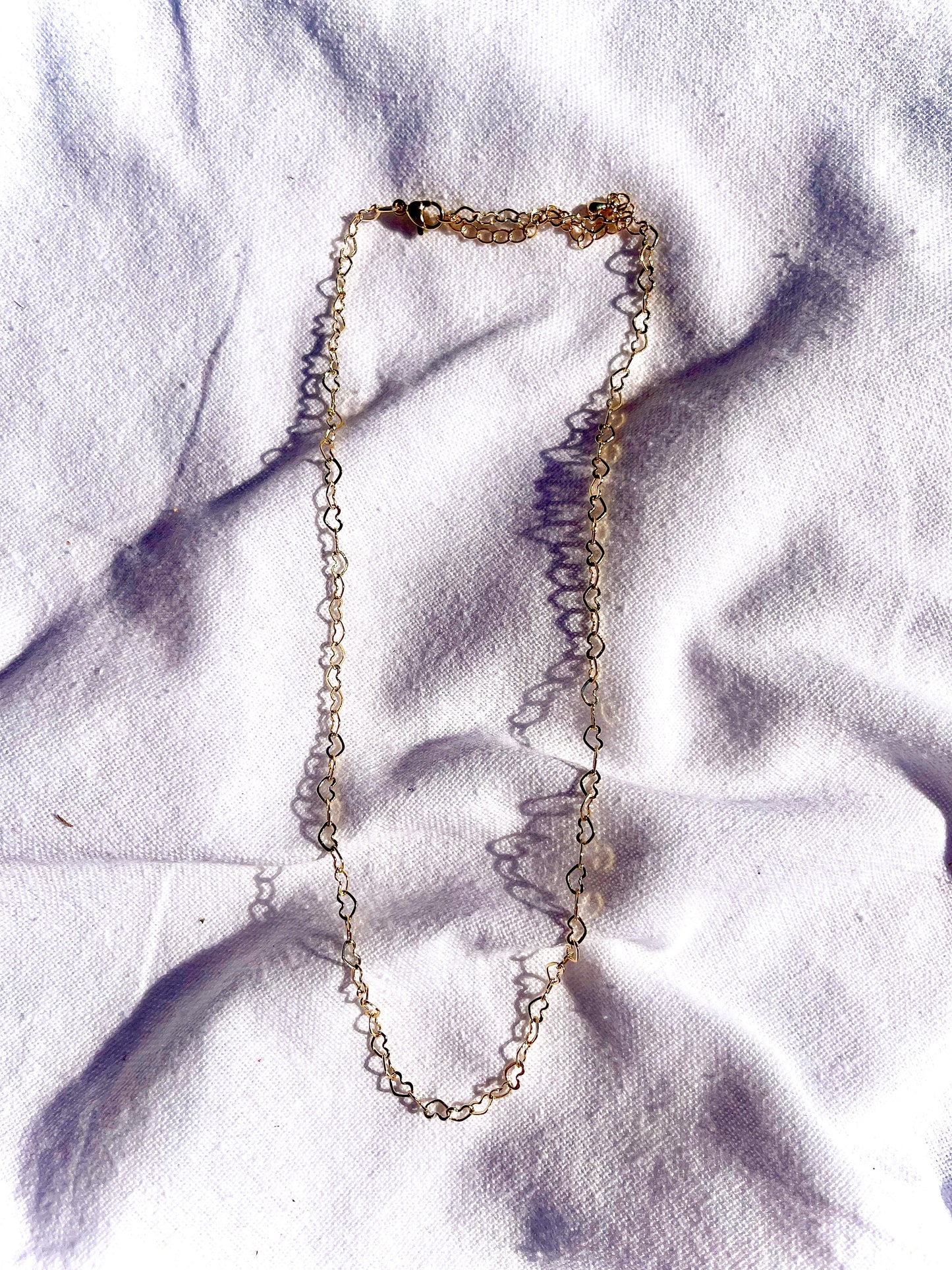 Dainty Heart Chain Necklace