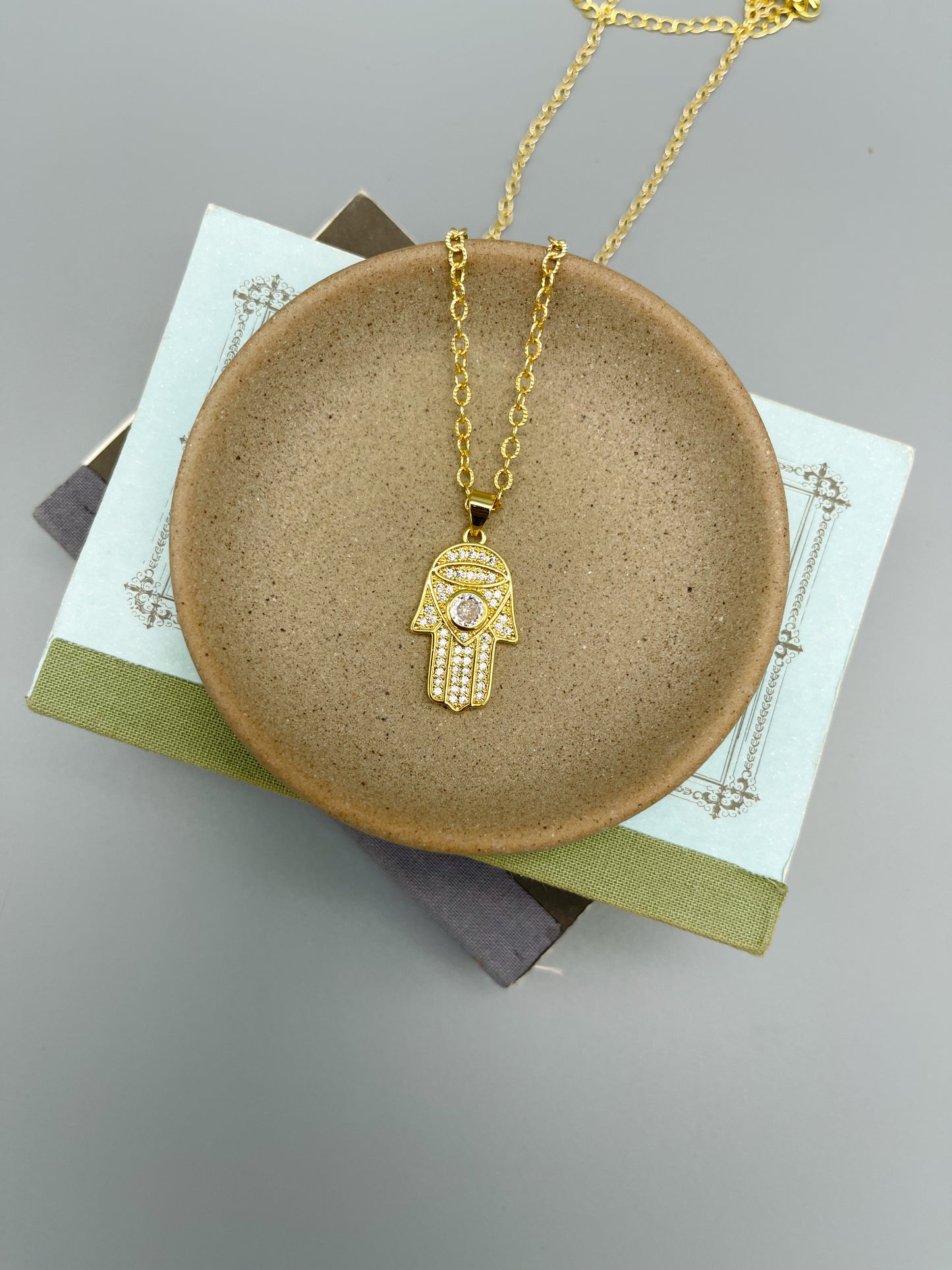 Hamsa Pendant Necklace