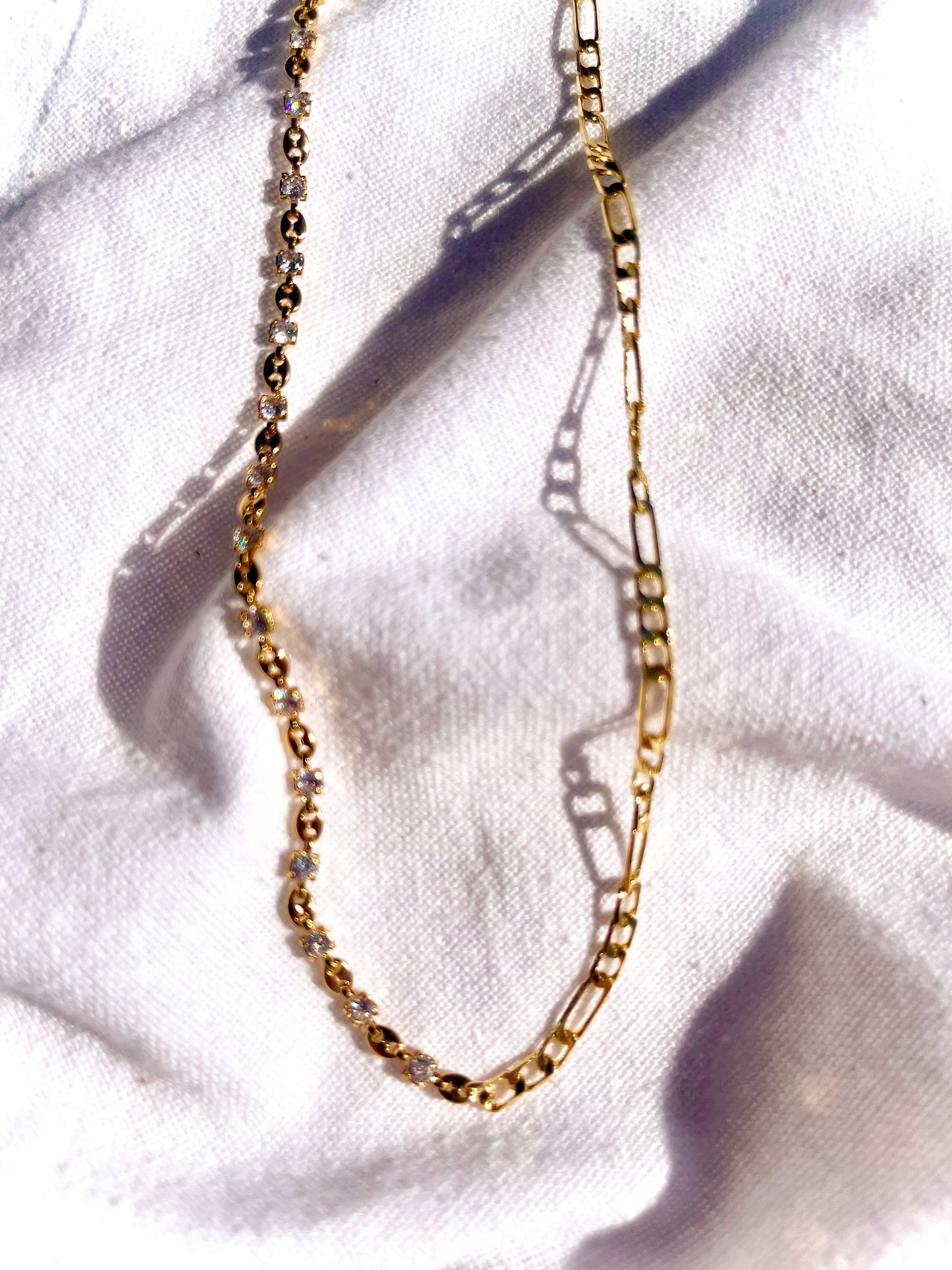 Figaro Chain Linked Necklace