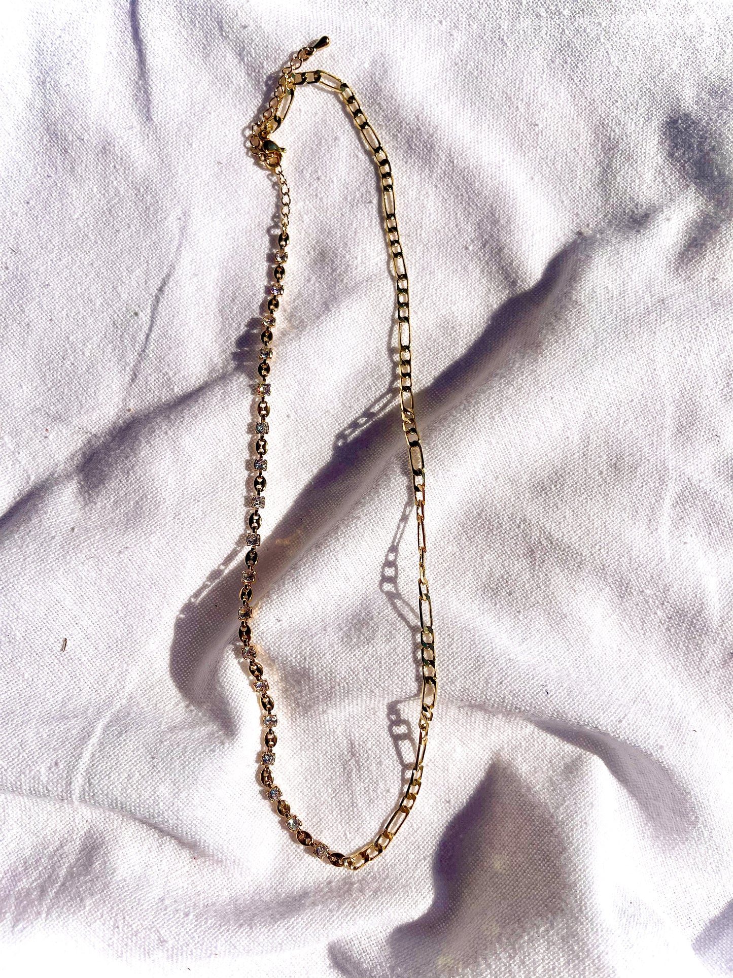 Figaro Chain Linked Necklace