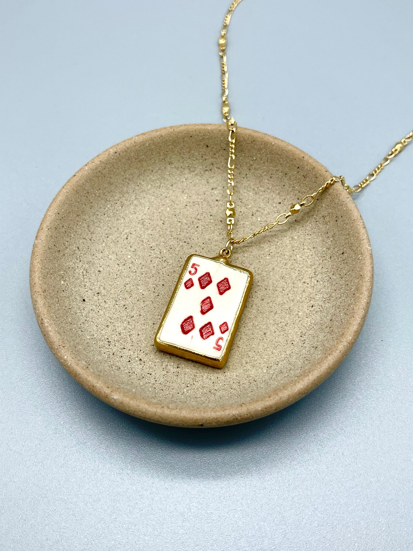 Five of Diamonds Necklace