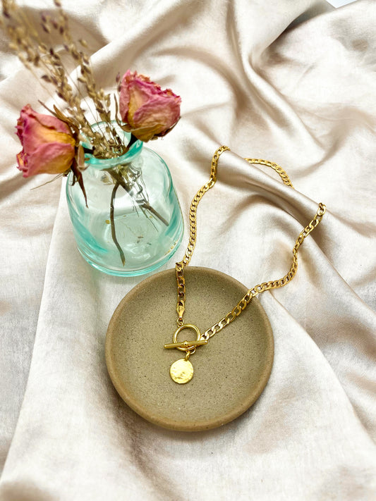 Disc Toggle Necklace