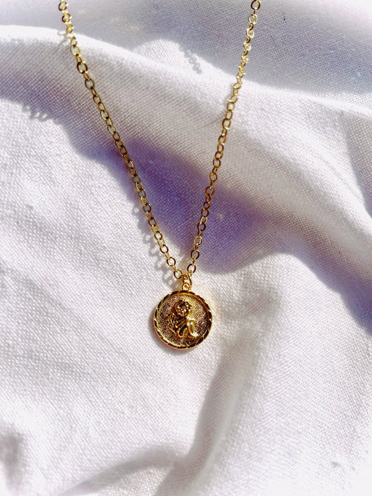 Cherub Pendant Necklace